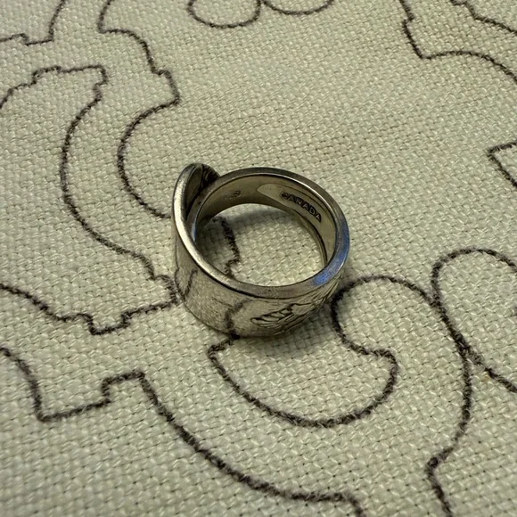 Silver Spoon ring - Picture 3 of 6